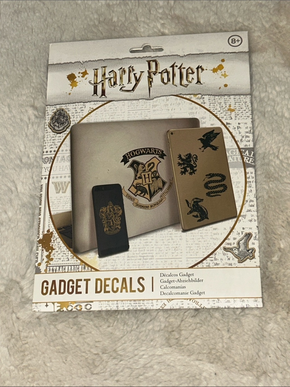 Harry Potter Gold Gadget Decals-NEW